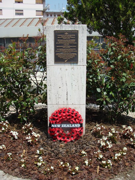 New Zealand Monument at Cassino Railway Station